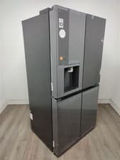 Image of LG GMF960EV4E American Style Fridge Freezer 60/40 Black Steel [ID2111129407]