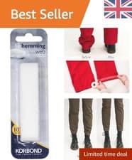 Image of Korbond Hemming Web 10m - Strong, Iron-On Adhesive for Fabric and Garments