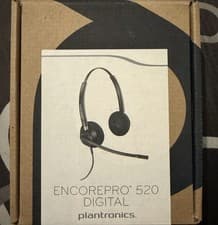 Image of Plantronics EncorePro HW520 Noise-Cancelling Headset - Black.