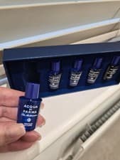 Image of ACQUA DI PARMA BLU MEDITERRANEO MINIATURE GIFT SET  5x 5 ml EDT BNIB RRP £66