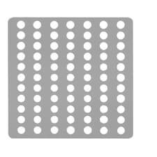 Image of Square Drain Cover 15x15cm Made of Stainless Steel for Bathroom Yard Drain