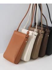 Image of Cross body phone shoulder belt pouch bag wallet purse leather case screen touch