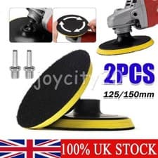 Image of 2* Hook Loop BACKING PAD Angle Grinder 125/150mm M14 Drill Attachment Sand Disc