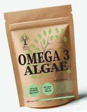Image of Omega 3 Vegan 500mg Capsules Algae Supplement Clean Plant Based Natural EPA DHA