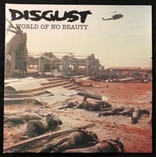 Image of Disgust ‎- A World Of No Beauty + Thrown 2 x LP Colored Vinyl Album PUNK Record