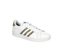 Image of ADIDAS WOMENS GRAND COURT SNEAKER WHITE LEOPARD SNEAKERS Sneaker