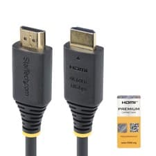 Image of StarTech.com 8ft (2.4m) Premium Certified High Speed HDMI Cable, 4K 60Hz/1440p 1