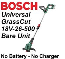 Image of Bosch UniversalGrassCut 18V-26-500 18v Cordless strimmer NO Battery NO Charger