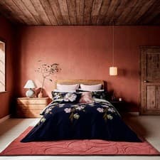 Image of Ted Baker Opal Floral Duvet Cover Set Double Navy