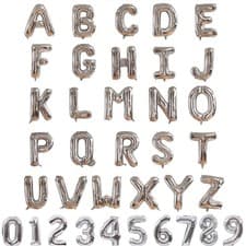 Image of 16" Letters Numbers Foil Balloons Custom Name Age Birthday Wedding Party Baloons