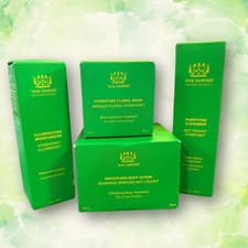 Image of Tata Harper Skincare Bundle NIB Cleanser, Moisturizer, Mask & Body Scrub