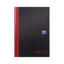 Image of Oxford A5 Hardback Casebound Notebook Ruled with A-Z Index 192 Page 1 Notebook