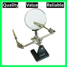 Image of Precision Helping Hands with 63mm Magnifying Lens – 2.5x Magnification Holder