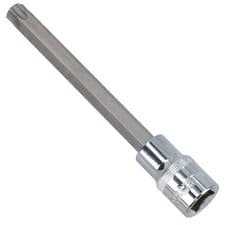 Image of T55 x 140mm Male Extra Long Torx Bit Socket 1/2in Drive CRV S2 Steel