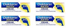 Image of 4 x DAKTARIN Aktiv Cream (30g) Miconazole Nitrate 2% w/w Athlete's Foot