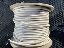 Image of Approximately 90m Telephone cable, 3 Pair, 6 Core White Wire