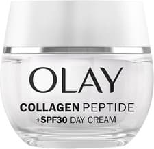 Image of Olay Collagen Peptide Face Moisturiser Day Cream SPF 30, Skincare with 99% and E