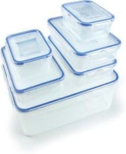 Image of LocknLock 6-Pcs Food Storage Container Set 5.5L Large 800ml & 350ml Small Boxes