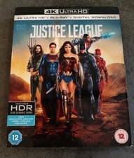 Image of JUSTICE LEAGUE 4K + BLU RAY BRAND NEW SEALED UK RELEASE + SLIPCOVER