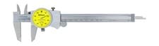 Image of Mitutoyo 505-732 Dial Caliper, 1 mm per Rev, 0-150 mm Range, 0.01 mm Accuracy