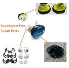 Image of Replacement Parts for Bose SoundSport Sports Wireless Voice Control Headphones