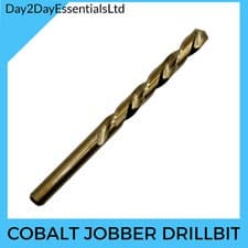 Image of 3x HSS Cobalt Professional Jobber Drill Bit Gold 5% Cobalt Straight 1MM-13MM
