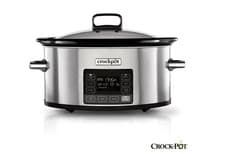 Image of Crock-Pot TimeSelect 5.6L Slow Cooker Digital Oval 7+ People Stainless