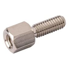 Image of R-TECH Hex Threaded M-F Spacer Brass 5mm A/F M3 5mm - Pack Of 25