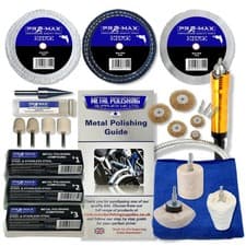 Image of Drill Steel And Stainless Steel Metal Polishing Kit 3" x 1/2" 21pc Pro-Max