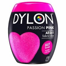 Image of Dylon Fabric & Clothes Dye Colours Machine Dye Passion Pink