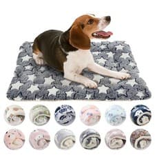 Image of WARM PET BLANKET PAD CAT DOG BED SOFT FLEECE MAT WARM THERMAL RUG Pet Beds UK