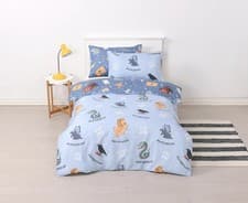 Image of NEW Licensed HARRY POTTER WIZARDING WORLD CHARACTERS DOUBLE Bed Quilt Cover Set