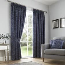 Image of Lamina Pencil Pleat Curtains 96% Polyester, 4% Metallic By Curtina