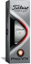 Image of TITLEIST Pro V1X ProV1X New Golf Balls 2021/22 Model Pack of 3 Sleeve Standard