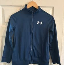 Image of Under Armour rival knit boys tracksuit top ( Boys Medium)