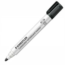 Image of STAEDTLER Lumocolor Drywipe Whiteboard Markers Bullet Tip - Assorted Colours