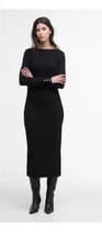 Image of NWT BARBOUR International long dress black UK10