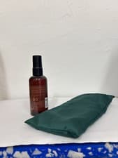 Image of THE BODY SHOP SPA OF THE WORLD FRENCH LAVENDER PILLOW MIST + SMALL GREEN PILLOW