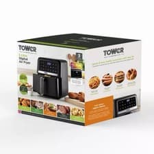 Image of Tower T17089 Vortx 5L Digital Air Fryer Full Colour Display 11 Presets Brand New