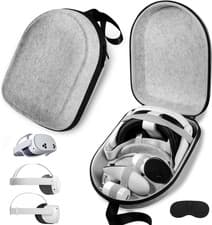 Image of Carrying Case Compatible with Oculus Meta Quest 3S/Quest 3/Quest 2, Apple Vision