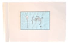 Image of 40th FORTY 24 6x4" Cello Pocket PHOTO ALBUM Birthday Photograph CREAM Hardback