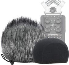Image of H6 Windscreen Muff and Foam for Zoom H6 Portable Handy Recorder Indoor Outdoor
