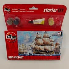 Image of Airfix A68218 HMS Victory Model Starter Set Kit - please read description