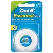Image of Oral-B Essential Mint Floss Bulk Dental Care Waxed Mint Flavour 50m 12 Pack