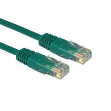Image of Cables Direct 20m Cat5e networking cable Green U/UTP (UTP)