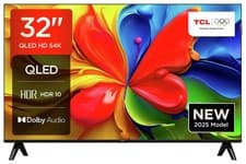 Image of TCL 32 Inch TV SMART QLED Android TV 32S4K HD Ready Built-in Google Assistant