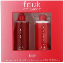 Image of FCUK Connect Her Body Mist 250ml & body Lotion 250ml Gift Set