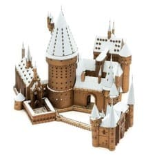 Image of Metal Earth Premium Harry Potter Hogwarts in Snow 3D Laser Cut Model 15300