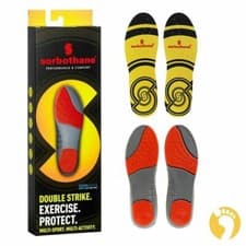 Image of Sorbothane Shock Stopper Double Strike Insoles Soft Sports Running Shoe Inserts