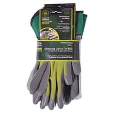 Image of Kew Gardens Gardening Gloves Trio Pack , 3 pairs of gloves size Large